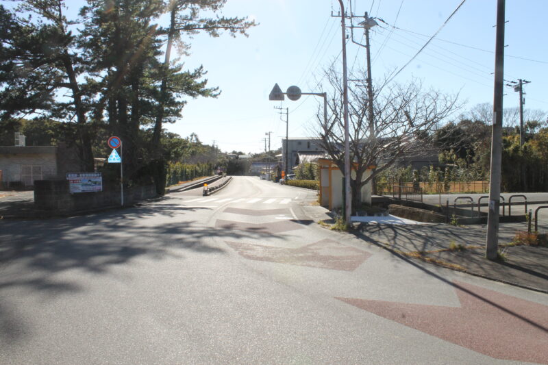弓ヶ浜神社へ (周辺)
