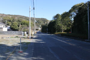 前面道路(弓ヶ浜海岸方向) (周辺) 前面道路(弓ヶ浜海岸方向) (周辺)